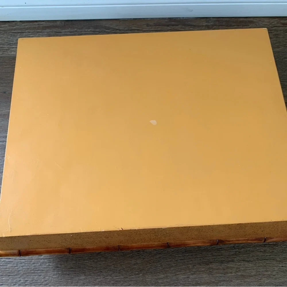 Elephant Design Bamboo Tray